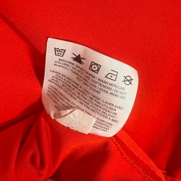 Men’s Nike  Polo Golf Short Sleeve Red Tour Performance Dri Fit Shirt Size Med - Picture 6 of 6